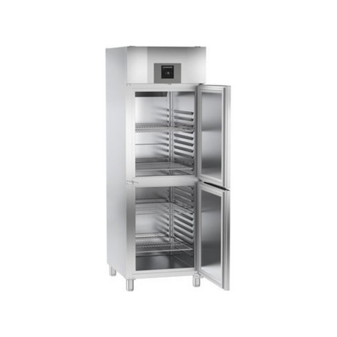 Armoire réfrigérée négative ventilée en inox 2 portillons CONFORT- gastronormes 2/1